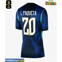Brasilien Lucas Paqueta #20 Auswärtstrikot Frauen WM 2026 Kurzarm